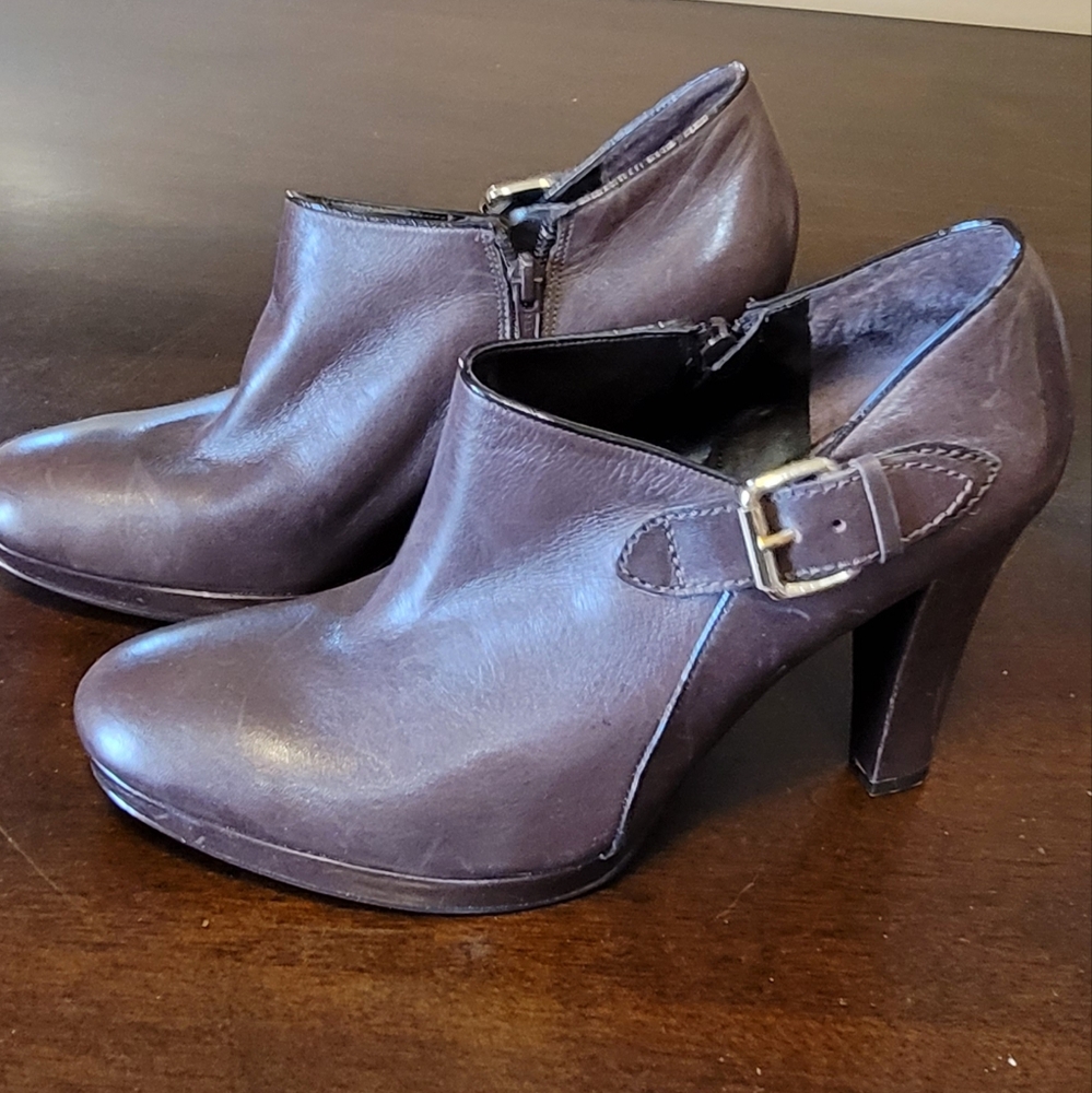 Vintage Ralph Lauren Brown Leather Ankle Boots